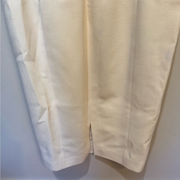 MICHAEL KORS COLLECTION Stretch wool sheath dress Cream Sz 12 - Picture 6 of 10